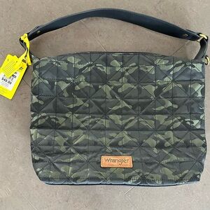 Wrangler quilted hobo bag